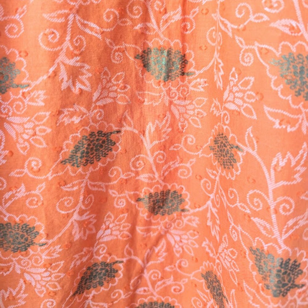 Backwoods 100% Cotton V-Neck Sleevless Tie Waist Cotton Sun Dress - Picture 11 of 15